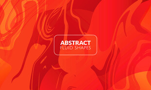 红色酸性流体矢量背景