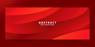 红色几何矢量背景