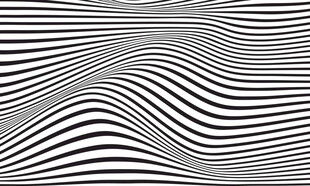 黑白色3d波浪线矢量背景