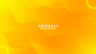 黄色几何抽象矢量背景
