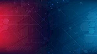 深蓝色渐变抽象矢量背景