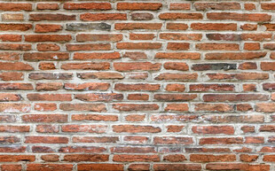 高清红砖砖墙背景墙