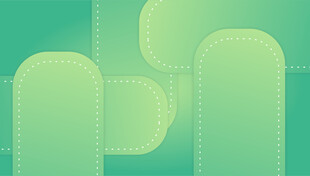 绿色几何矢量背景