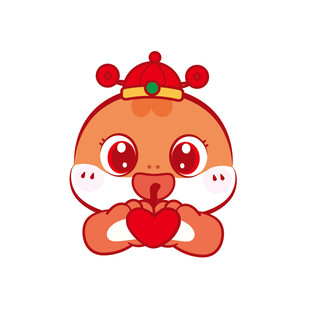 蛇卡通图片蛇宝宝苹果