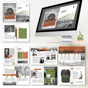 时尚画册ID设计模板