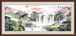 国画山水装饰画