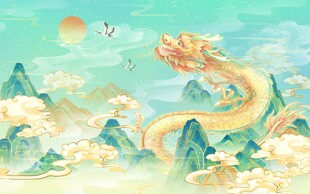 国潮二月二龙抬头