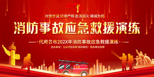 消防事故应急演练背景