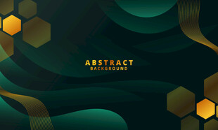 黑绿色抽象矢量背景