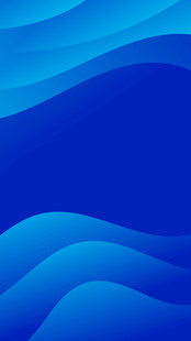 蓝色波浪抽象矢量背景