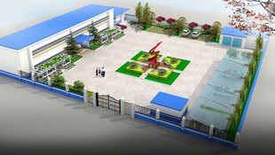 警局院里效果图