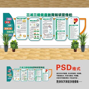 三减三健文化墙