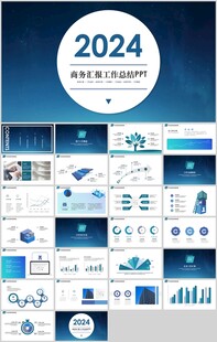 商务汇报工作总结PPT