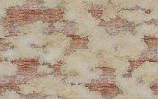 高清斑驳红砖砖墙背景墙