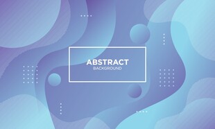 淡蓝色波浪抽象矢量背景