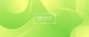 黄绿色渐变抽象矢量背景
