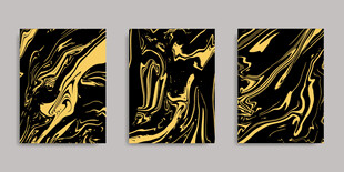 黄色酸性流体矢量背景