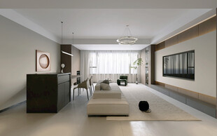 客餐厅3D效果图