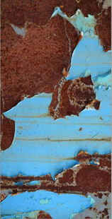 高清斑驳蓝色锈迹纹理