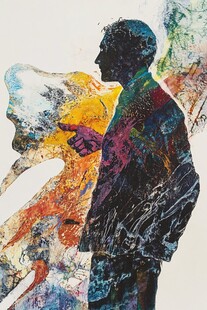 彩色人物抽象画素材-彩色人物抽象画图片-彩色人物抽象画设计模板-昵图网