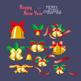 圣诞节元素铃铛