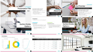 团队合作办公极简商务工作PPT