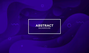 深紫色波浪抽象矢量背景