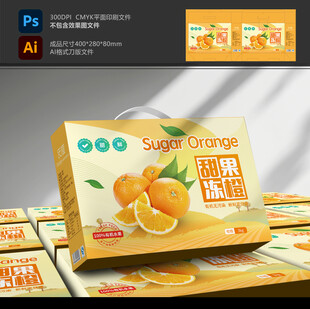 橙子礼盒包装