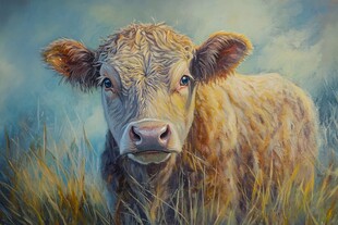 油画牛素材-油画牛图片-油画牛设计模板-昵图网