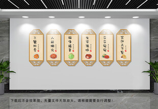 食堂文化墙挂画