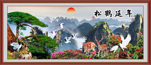 松鹤延年松鹤图