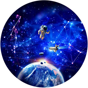 圆形星空
