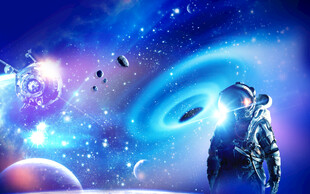 星空旋涡宇航员