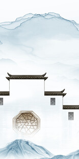 中式 奢雅高清玄关 TiF分层