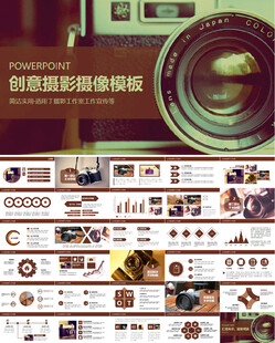 影视传媒艺术摄影摄像宣传PPT