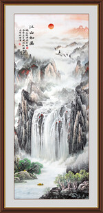 玄关山水画