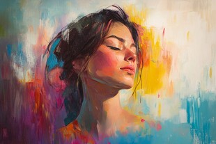抽象油画女人素材-抽象油画女人图片-抽象油画女人设计模板-昵图网