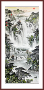 国画山水风景画