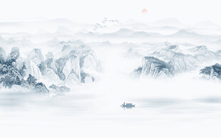 新中式电视背景墙