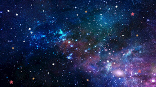 外太空发光太空