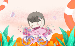 卡通儿童房背景