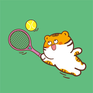 虎萌萌头像卡通