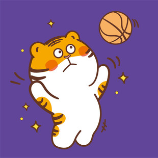 虎萌萌头像卡通