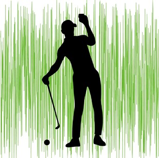 高尔夫剪影