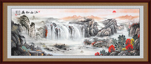 中堂山水画