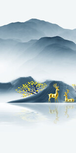 别墅 新传中式玄关 tif分层