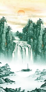 大气 高雅意境玄关 tif分层