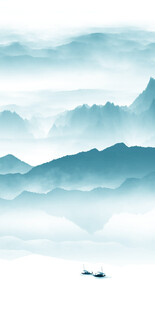 蓝色 现代高雅玄关 tif分层