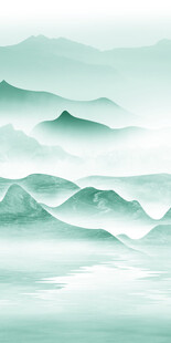 中式 现代高雅玄关 tif分层