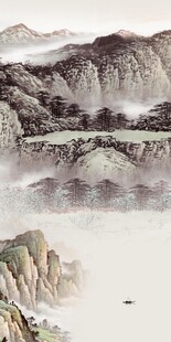 人气 大气高档玄关画